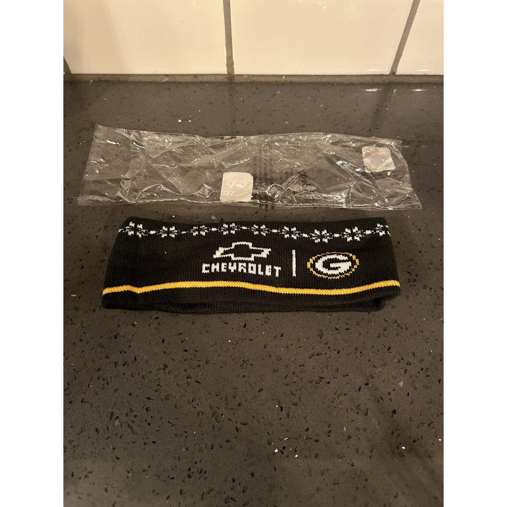 Green Bay‎ Packers Adult Winter Knit Head Band Chevrolet Lambeau Field SGA